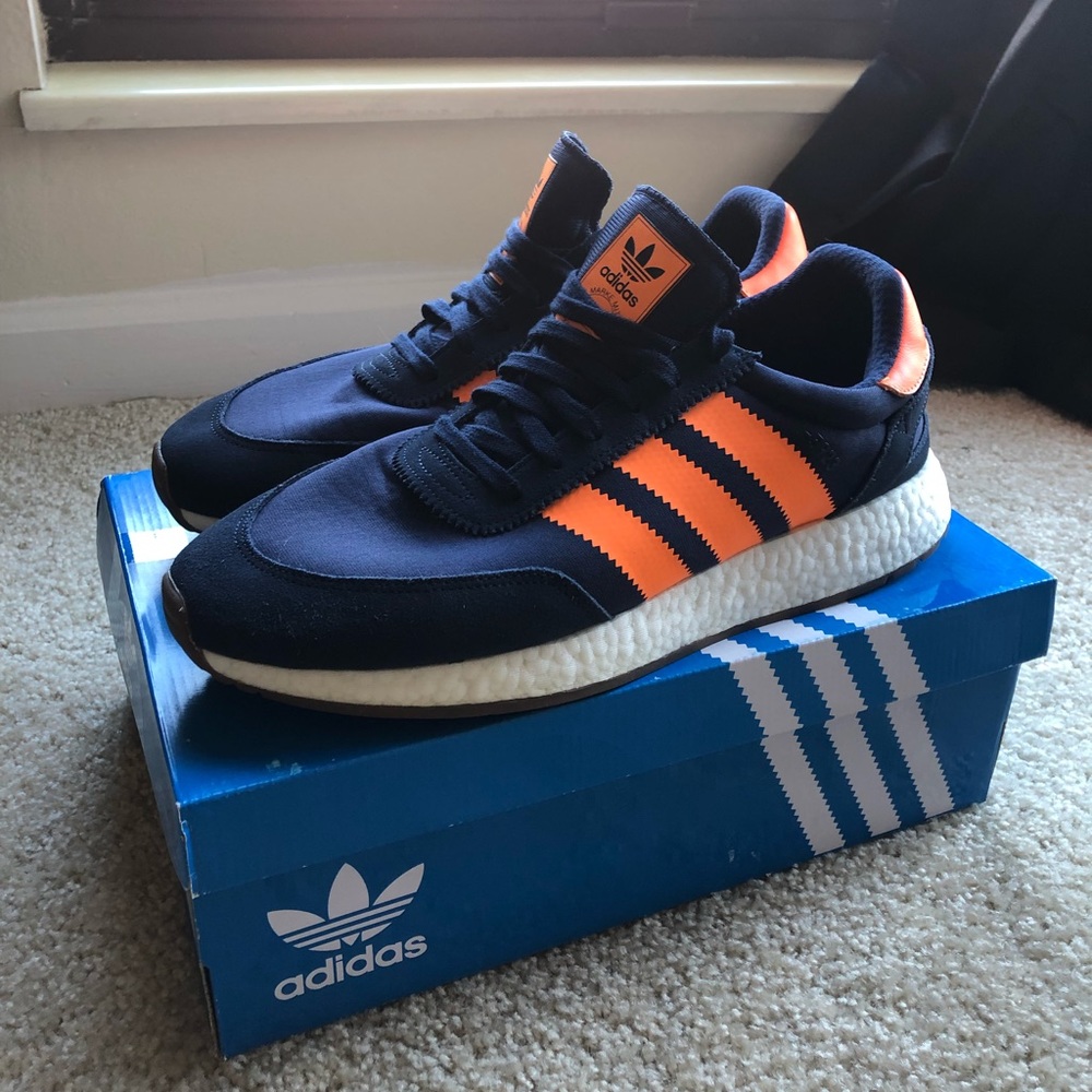 Adidas I-5923 Navy and Orange